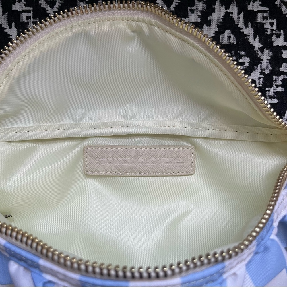 Stoney Clover Lane Pastel Picnic Ruffle Fanny Pack in Hydrangea - Picture 8 of 11